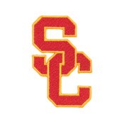 USC Trojans Cardinal SC Interlock Embroidered Patch